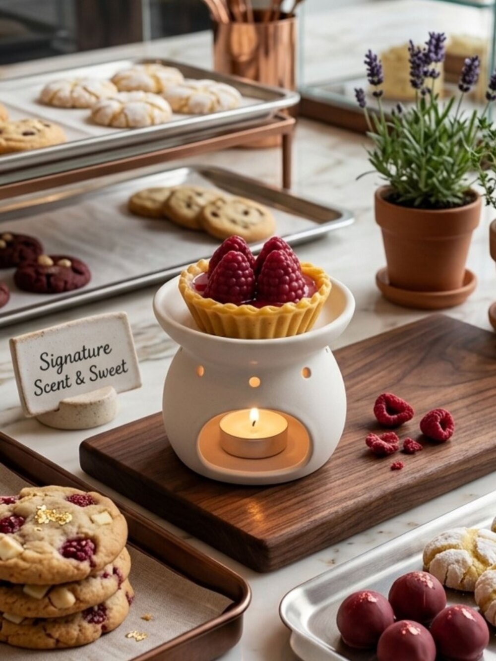Cafe Delights Raspberry Tart Soy Wax Melt